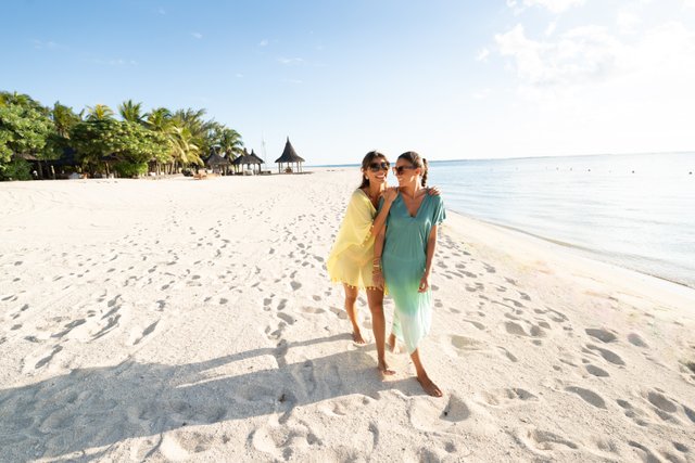 Mauritius in January - beach