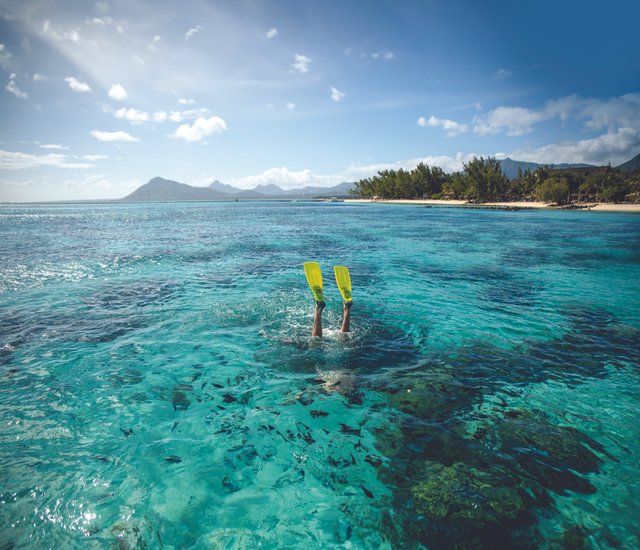 Swimming in Mauritius