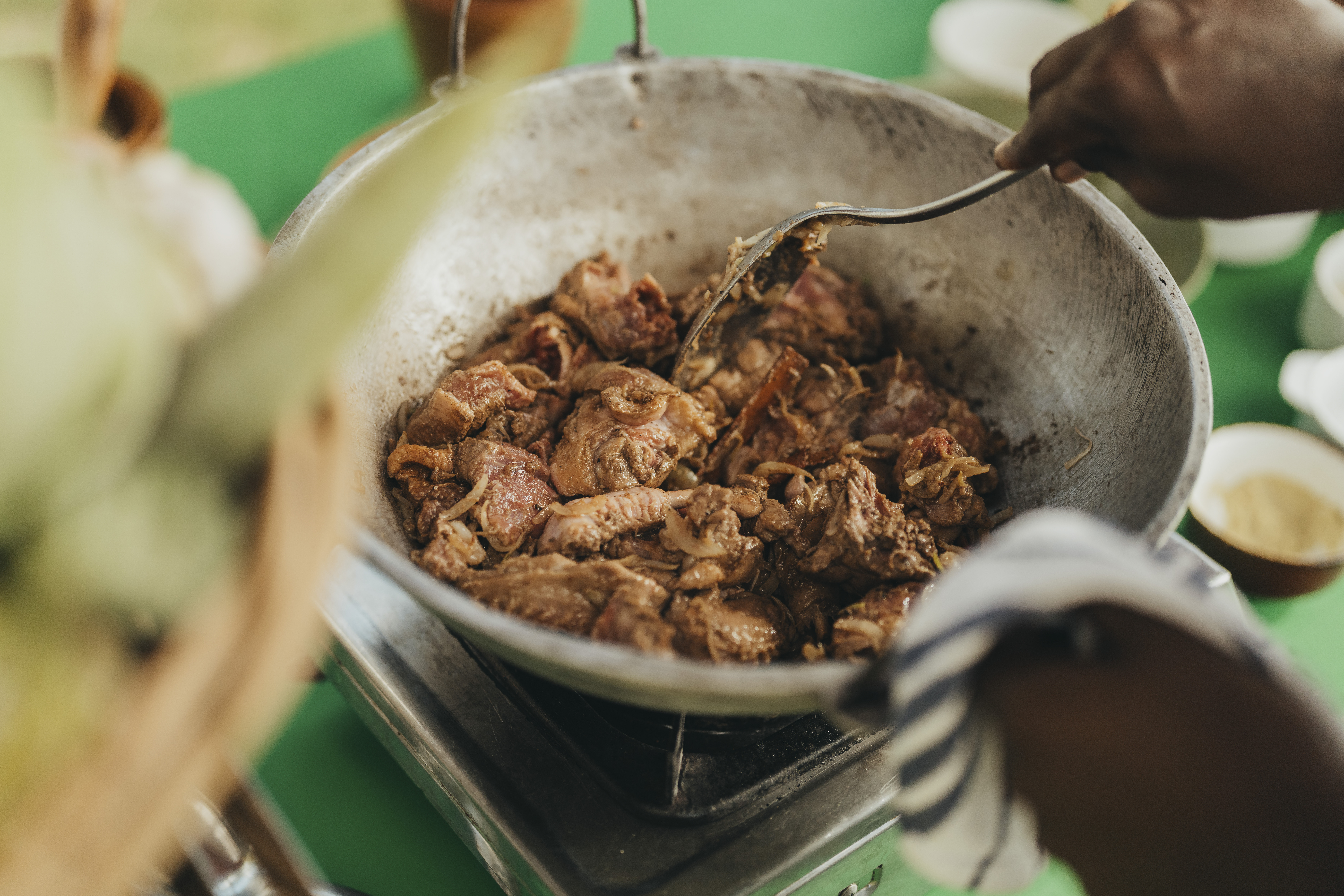 Taste traditional mauritian food