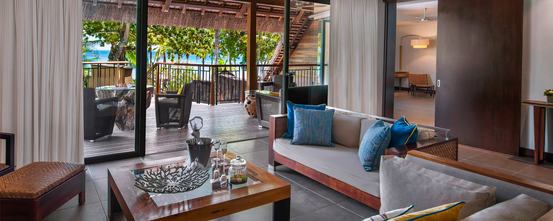 Trou aux Biches Beachcomber beachfront senior suite with pool