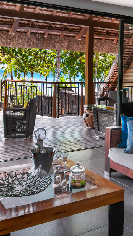 Trou aux Biches Beachcomber beachfront senior suite with pool