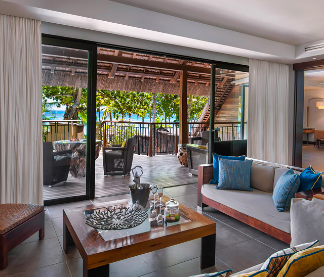 Trou aux Biches Beachcomber beachfront senior suite with pool